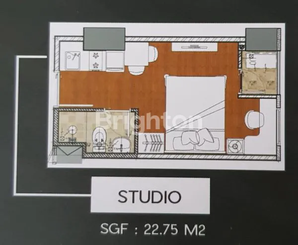 image STUDIO APARTMENT TRANSPARK CIBUBUR (3)