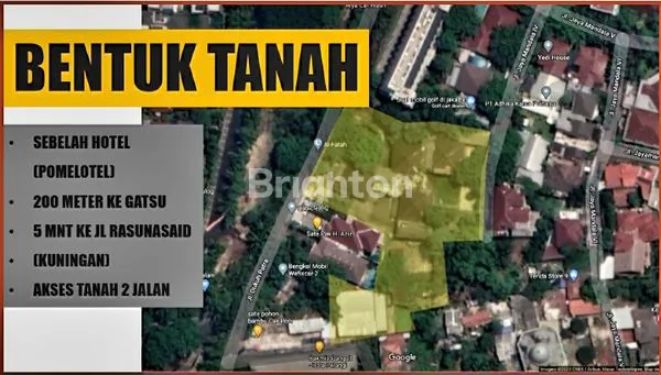 TANAH DIJUAL DI MENTENG, TEBET JAKARTA SELATAN