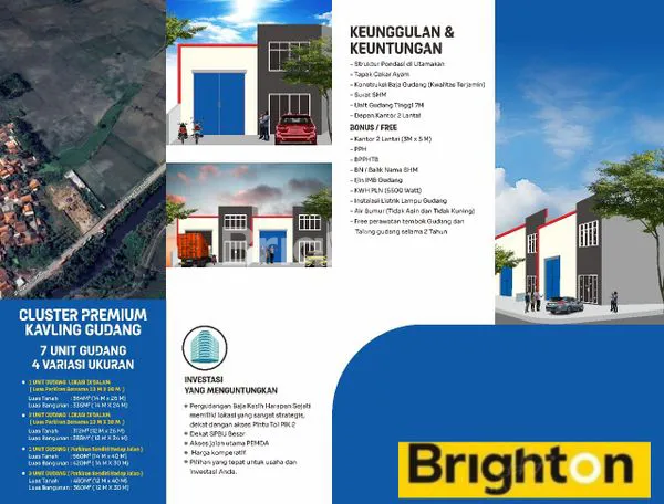 KAVLING & GUDANG STRATEGIS DEKAT EXIT TOL PIK 2