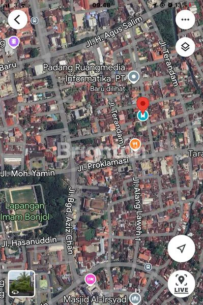 DIJUAL TANAH DI PUSAT KOTA PADANG