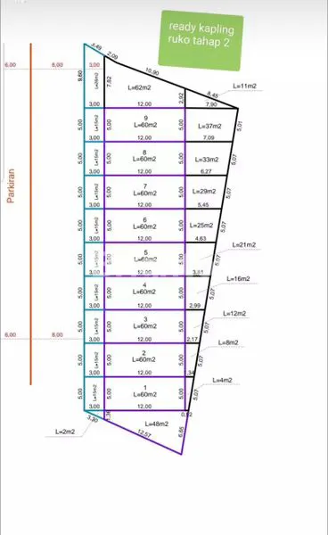 image TANAH KAVLING TIPE RUKO LT 60M (ADA 9 KAVLING) (4)