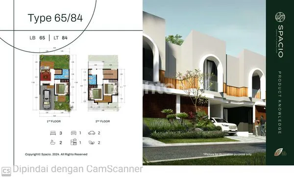 image SPACIO CLUSTER , RUMAH BARU YG CANTIK DI KOTA MALANG / VILA BUKIT TIDAR (VBT) (2)