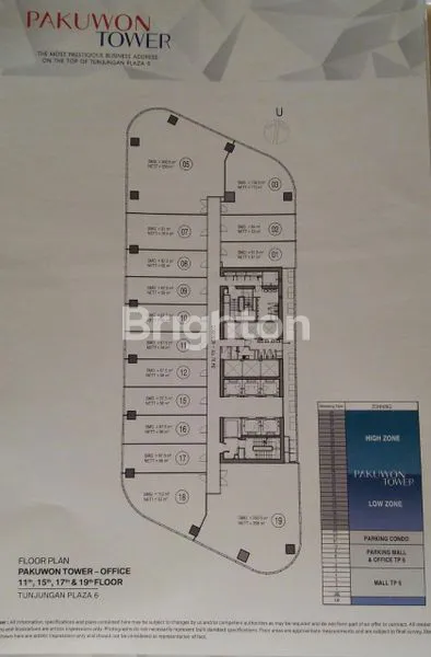 image KANTOR SIAP PAKAI LOKASI TENGAH KOTA DI PAKUWON TOWER OFFICE ONE ICON TUNJUNGAN PLAZA 6 LANTAI 15 ADA 2 UNIT JEJER (4)