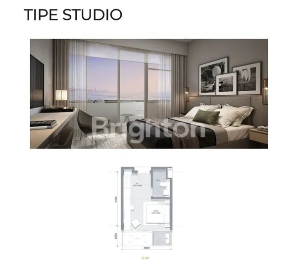 image APARTEMEN STUDIO, FULLY FURNISHED, @NUVASA BAY, NONGSA (7)