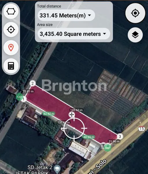 image TERMURAH TANAH SRAGEN JALAN UTAMA, 200 METER DARI JALAN TOL (1)