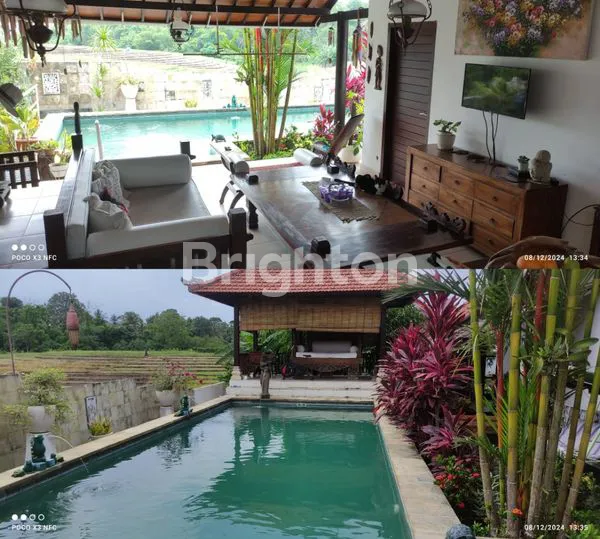 PRIVAT VILLA ASRI NUANSA CLASSIC, I LT FULL FURNISHED, SUASANA PEDASAAN