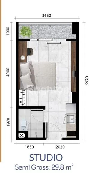 image TYPE STUDIO - APARTEMEN ANWA BINTARO (2)