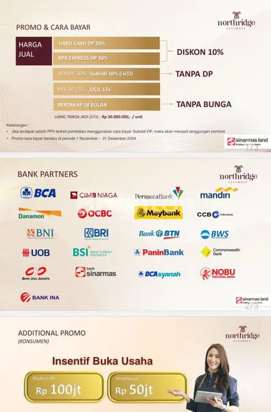 image NORTHRIDGE ULTIMATE, STUDIO LOFT & SHOP HOUSE, LOKASI SANGAT STRATEGIS. STOK TERBATAS (4)