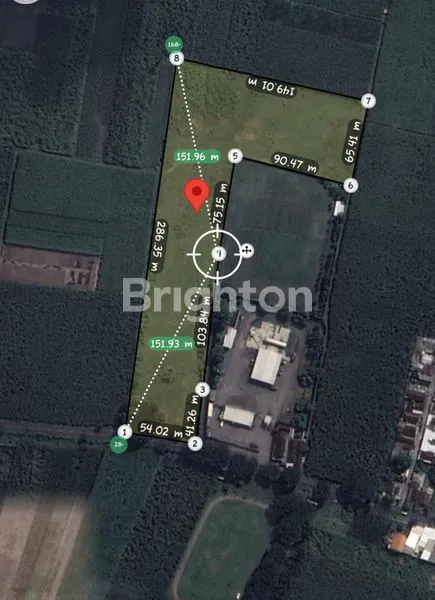 TANAH ZONA KUNING PERUMAHAN LUAS 2,1 HA SIAP JUAL DI KANDAT KAB KEDIRI