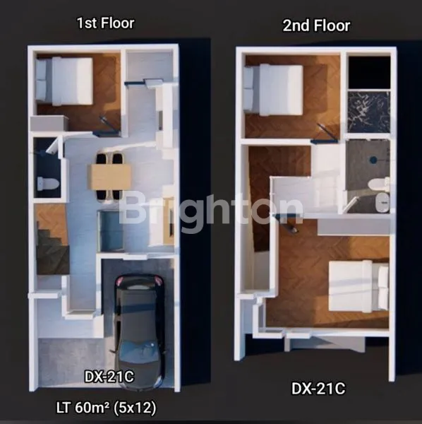 image 1M AN RUMAH BARU GRESS 2 LANTAI 3KAMAR ROW JALAN 4 MOBIL AREA  TAMAN PONDOK INDAH WIYUNG DEKAT TOL GUNUNG SARI SURABAYA BARAT (2)