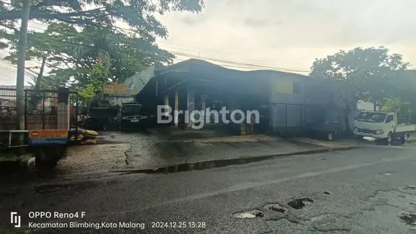 TURUN HARGA LAGI KE-2 !!! TOKO DAN GUDANG BAHAN BANGUNAN STRATEGIS PINGGIR JALAN RAYA SULFAT LT. 298 M2 DI JL. SULFAT, PURWANTORO, KEC. BLIMBING, KOTA MALANG