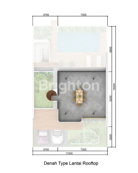 image VILLA 2 LANTAI + ROOFTOP DI LAPANGAN GOLF PECATU (8)