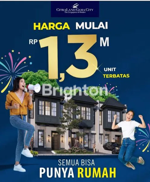 image CITRALAND GAMA CITY, PANCING. NEW PRODUCT. CITRALAND GAMA CITY MEDAN. CLUSTER PASADENA. TYPE CASERTA. LEBAR 6 METER (1)