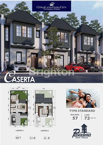 image CITRALAND GAMA CITY, PANCING. NEW PRODUCT. CITRALAND GAMA CITY MEDAN. CLUSTER PASADENA. TYPE CASERTA. LEBAR 6 METER (6)