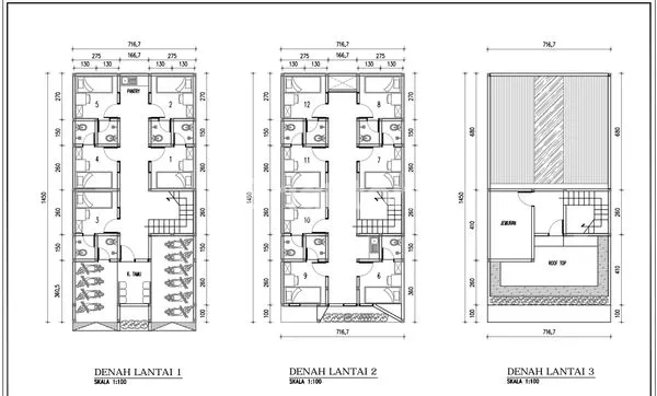 image RUMAH KOST 2,5 LANTAI, FULL FURNISHED LOKASI  SUKARNO HATTA MALANG  DENGAN FASILITAS ROOFTOP  DAN DEKAT DENGAN KAMPUS (2)