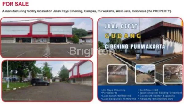 image TANAH BONUS 5BUAH BANGUNAN EKS PABRIK MERK BRANDED PURWAKARTA  JAWA BARAT  (4)