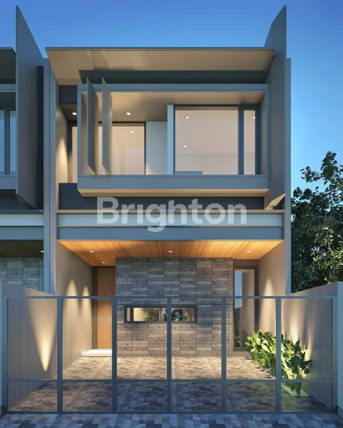 image RUMAH BARU MINIMALIS MODERN 2 LANTAI DESIGN BAGUS DI MANYAR DEKAT GALAXY MALL (2)