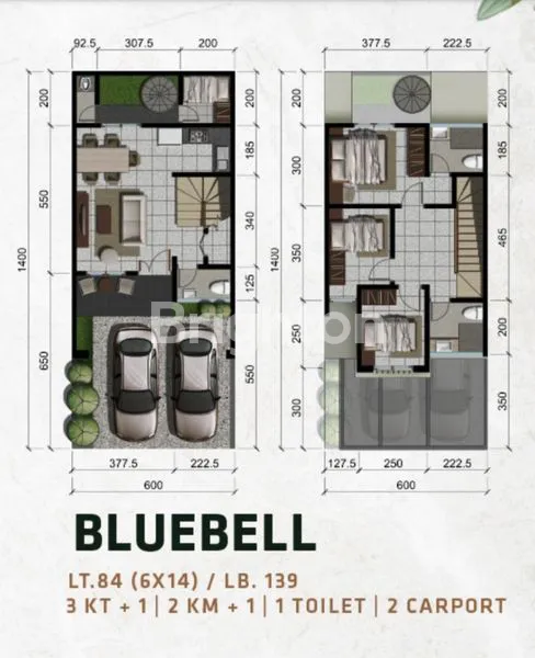 image RUMAH BARU MINIMALIS 2LANTAI DI SPRINGVILLE RESIDENCE, MERR SURABAYA (2)