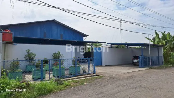 GUDANG LUAS 3300 M² SIAP PAKAI DI ZONA INDUSTRI SUKOHARJO