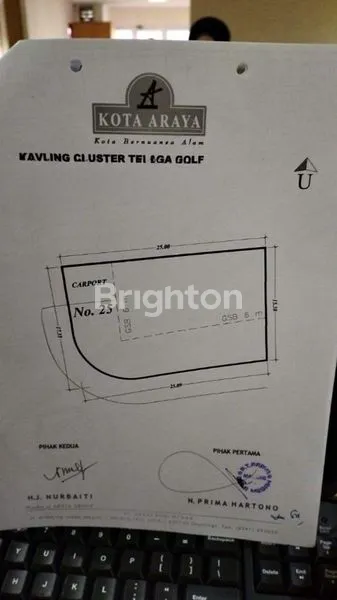 image DI JUAL TANAH JALAN RAYA TELAGA GOLF ARAYA KOTA MALANG (2)