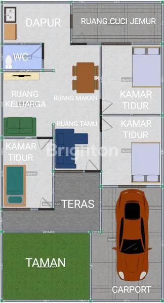 image RUMAH BARU RENOVASI SIAP HUNI 1 LANTAI DI CILEDUG (2)