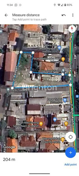 TANAH DI PINGGIR JALAN RAYA DI CIGANJUR