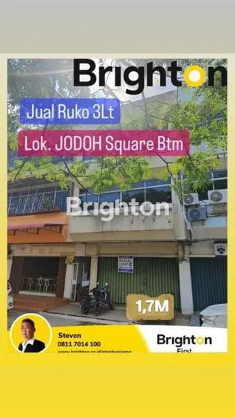 RUKO 3 LANTAI PREMIUM DI JODOH SQUARE - LOKASI STRATEGIS BELAKANG BCA. BATAM