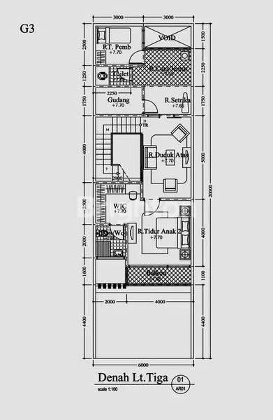 image RUMAH BARU SUNRISE JAKARTA BARAT 3 LT MODERN MINIMALIS (4)