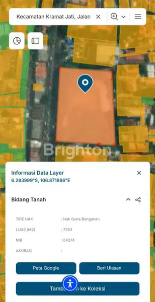 image TANAH SELUAS 7383 JALAN RAYA BOGOR KRAMAT JATI. JAKARTA TIMUR (2)
