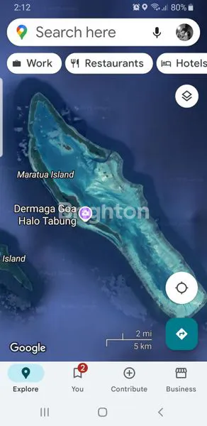 LAHAN NOL PANTAI LUMANTANG PULAU MARATUA  KALTIM