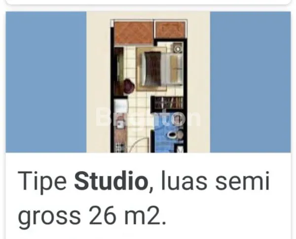 image DIJUAL APARTEMENT TAMAN ANGGREK RESIDENCE TYPE STUDIO (6)