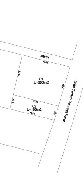 image DISEWAKAN TANAH TAMAN PANCING LOKASI COCOK UNTUK DIBANGUN KOST (3)