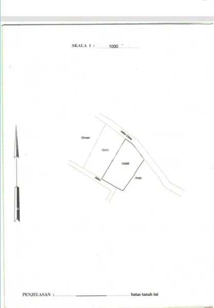 image SEBUAH KAVLING ATAU SEBIDANG TANAH DENGAN ALAMAT DI : ”JL. DEWA KP. CIKEAS RT. 03/RW. 03 CIANGSANA CIBUBUR”.    (1)