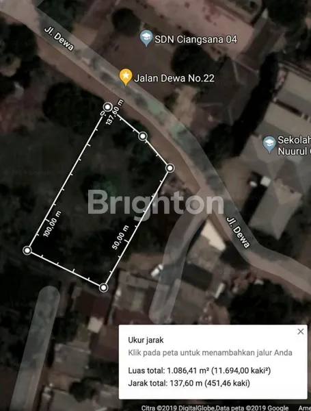 image SEBUAH KAVLING ATAU SEBIDANG TANAH DENGAN ALAMAT DI : ”JL. DEWA KP. CIKEAS RT. 03/RW. 03 CIANGSANA CIBUBUR”.    (3)