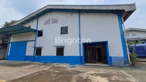 DISEWAKAN GUDANG SIAP HUNI BERSIH TERAWAT DI KAWASAN INDUSTRI CITEUREUP/SENTUL BOGOR