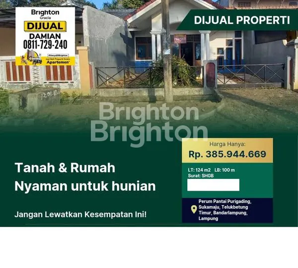 Gambar Property RUMAH PURI GADING SUKAMAJU TELUK BETUNG TIMUR BANDARLAMPUNG