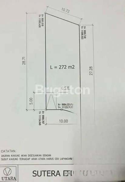 image KAVLING 272 M2 DI SUTERA PALMYRA ALAM SUTERA TANGERANG SELATAN (2)