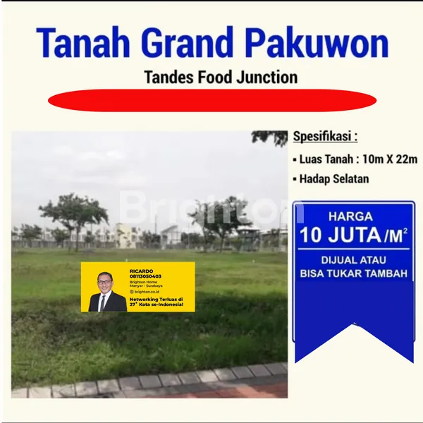 Gambar Property TANAH GRAND PAKUWON DIJUAL CEPAT