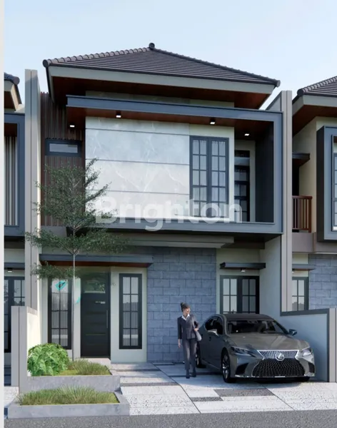 image RUMAH BARU GRESS 2 LANTAI MINIMALIS MODERN LEBAR 7 LOKASI MENARIK DI RUNGKUT MERR SURABAYA (2)