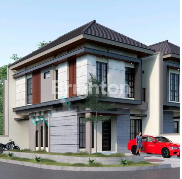 image RUMAH BARU GRESS 2 LANTAI MINIMALIS MODERN LEBAR 7 LOKASI MENARIK DI RUNGKUT MERR SURABAYA (3)