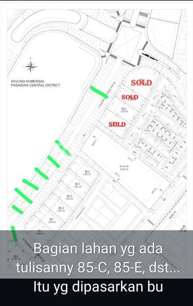 image KAVLING COMMERCIAL PARAMOUNT LAND COCOK ANEKA USAHA ( TANDA HIJAU ) GADING SERPONG TANGERANG (1)