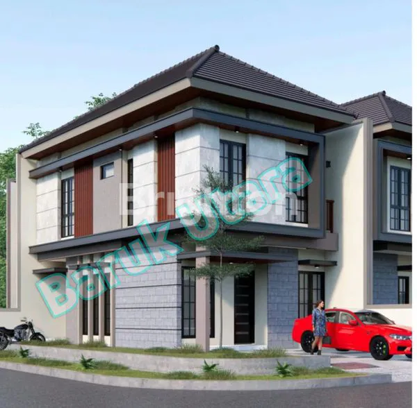 image RUMAH BARU MINIMALIS BARUK UTARA DEKAT RAYA MERR, LUAS 9X15 HOOK UTARA TIMUR CARPORT BISA 3 MOBIL, DEPAN FASUM (2)