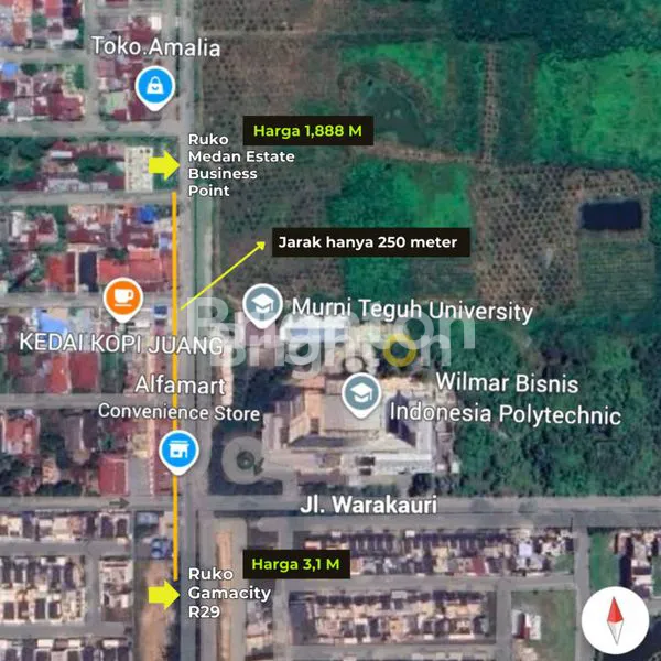 image DI JUAL RUKO MEDAN ESTATE BISNIS POINT (2)