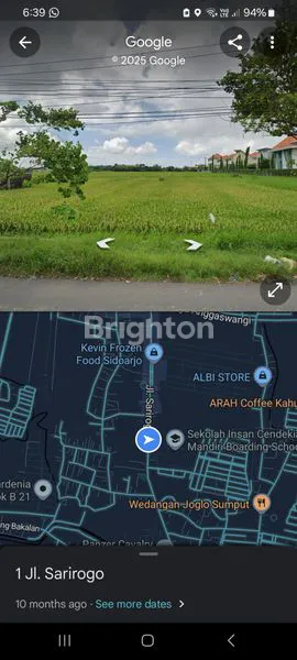 image TANAH LOKASI STRATEGIS DI NOL JALAN SARIROGO KOTA SIDOARJO (1)