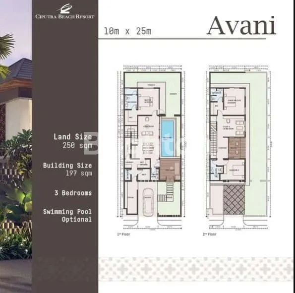 image RUMAH PRIMARY CIPUTRA BEACH RESORT TABANAN NIVATA TIPE AVANI 3 KAMAR (3)