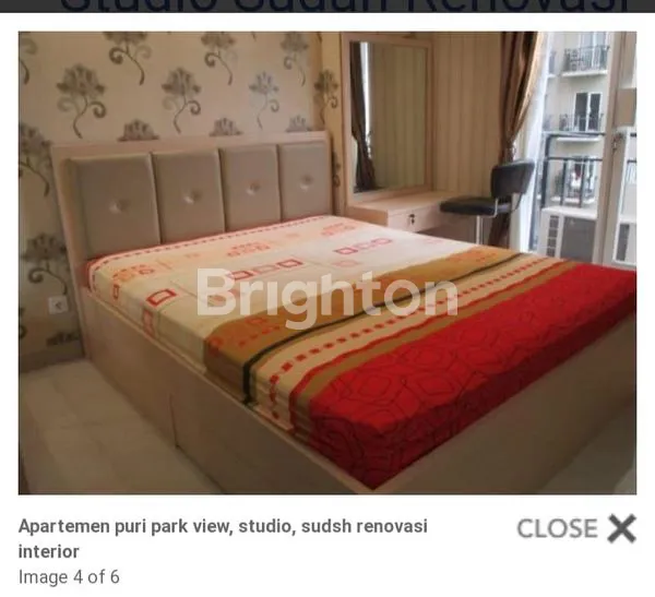 image 1 UNIT APARTEMEN TIPE STUDIO DI APARTEMEN PURI PARK VIEW, JAKARTA BARAT (3)