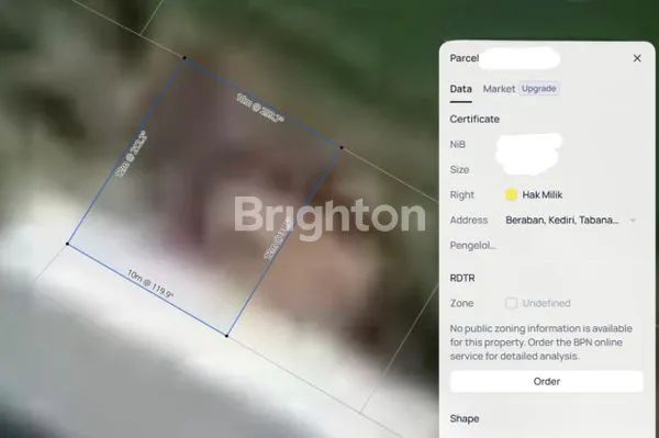 image TANAH DIJUAL DENGAN VIEW SAWAH 10 MENIT DARI PANTAI KEDUNGU DAN LUNA BEACH CLUB (2)