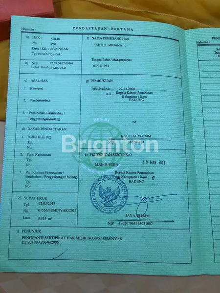 image LAHAN 550 M2 AREA SEMINYAK (5)