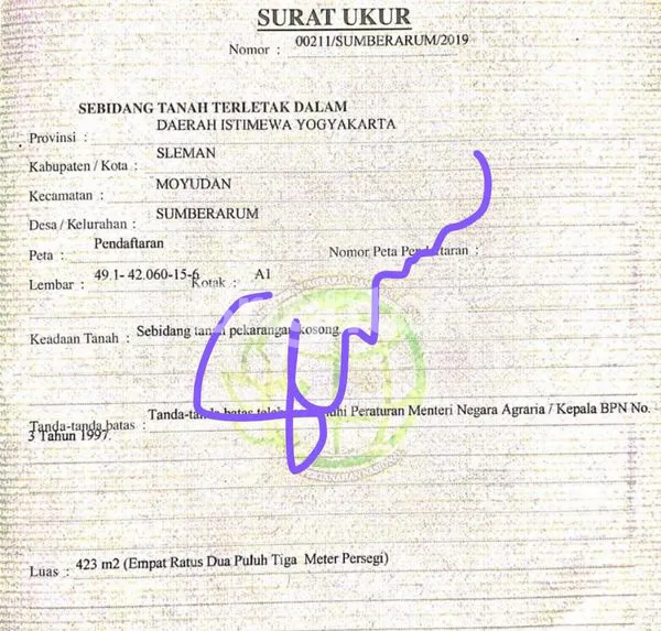 image DIJUAL TANAH STRATEGIS DI MOYUDAN, KABUPATEN SLEMAN, DAERAH ISTIMEWA YOGYAKARTA (2)