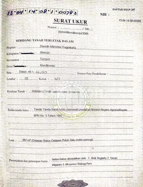 image DIJUAL TANAH LUAS DI MERDIKOREJO, TEMPEL, SLEMAN, DAERAH ISTIMEWA YOGYAKARTA  (2)